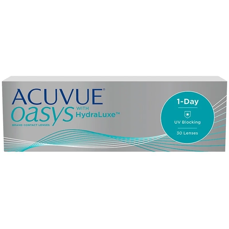 Lentes de Contato Acuvue Oasys 1-Day com Hydraluxe