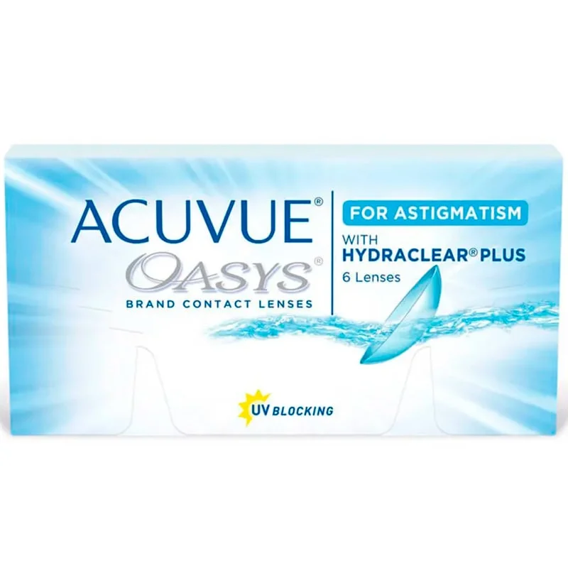 Lentes de Contato Acuvue Oasys Astigmatismo